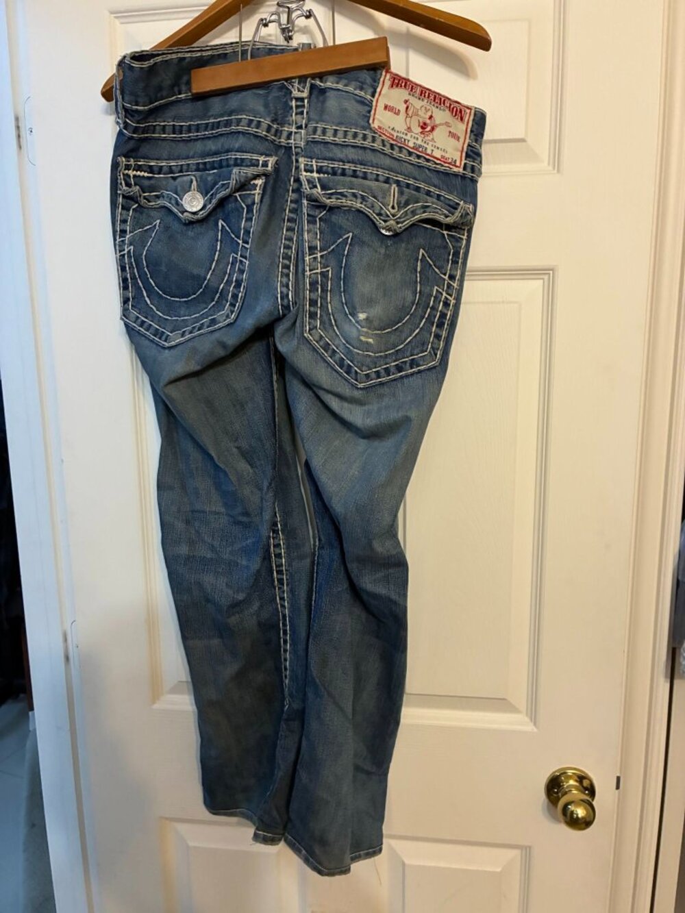 True Religion Men's Blue Jeans - Picture 2 of 5